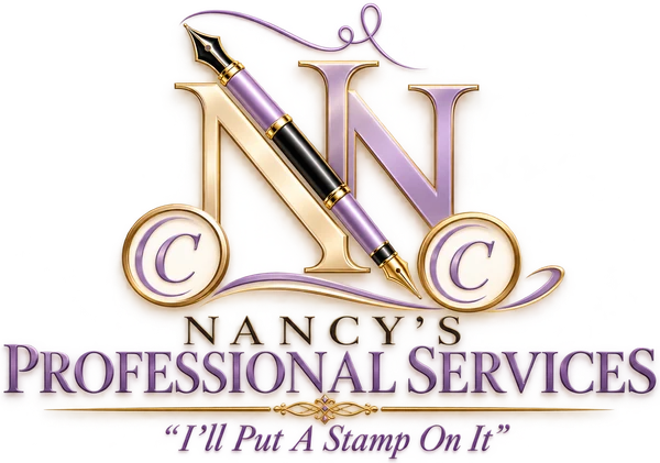 Nancy's Professional Services, home